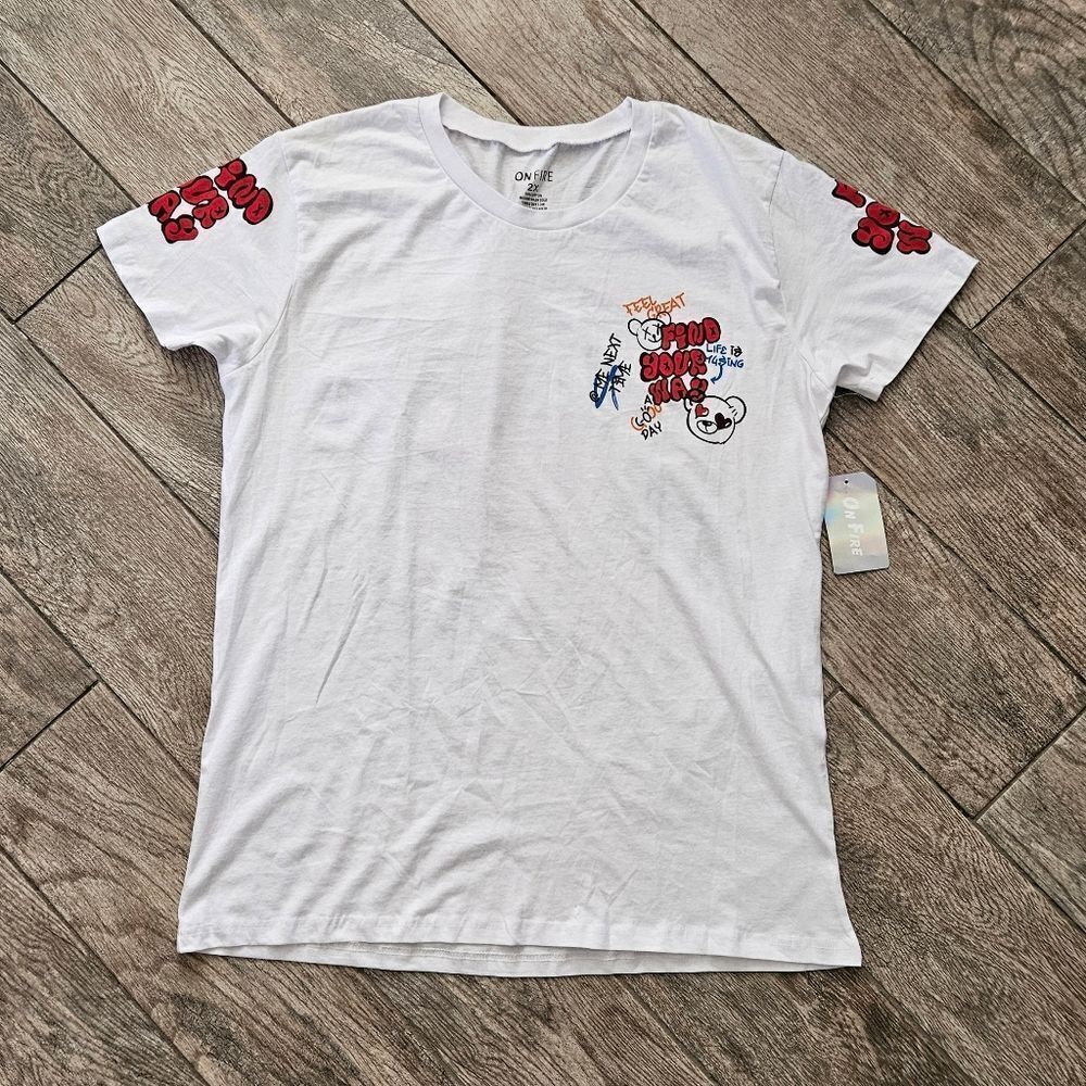 On Fire Find Your Own Way Short Sleeve T-Shirt Size 2X